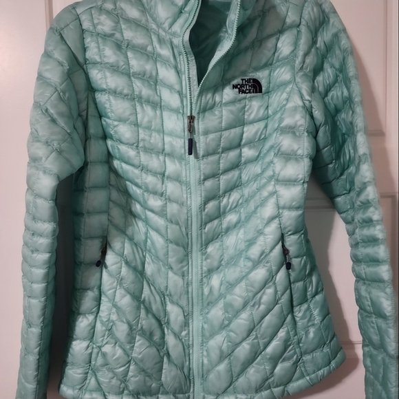 The North Face Jackets & Blazers - The North Face Mint Green Quilted Jacket